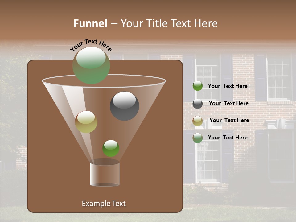Porch Suburb Entrance PowerPoint Template