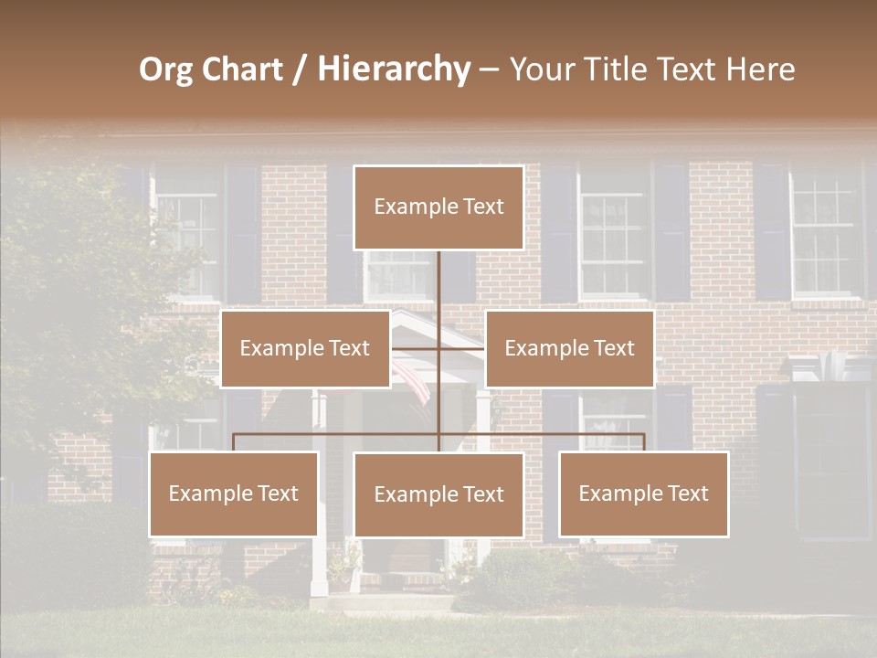 Porch Suburb Entrance PowerPoint Template