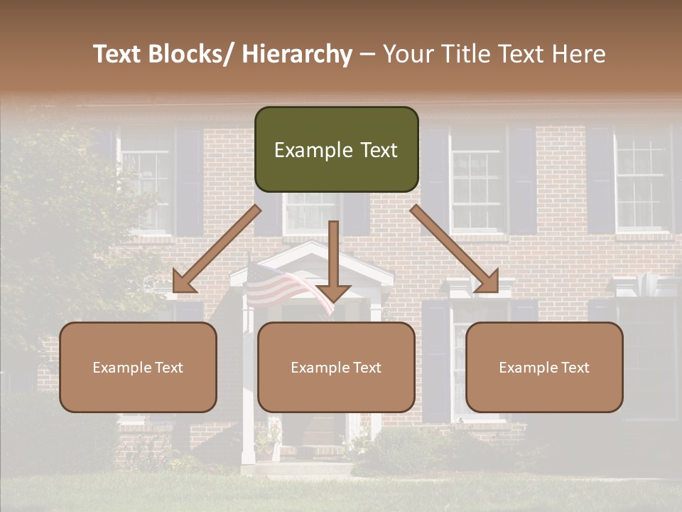 Porch Suburb Entrance PowerPoint Template