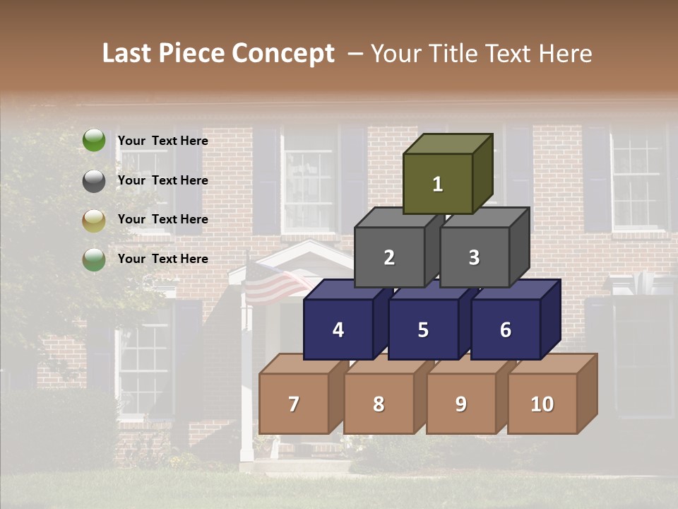 Porch Suburb Entrance PowerPoint Template