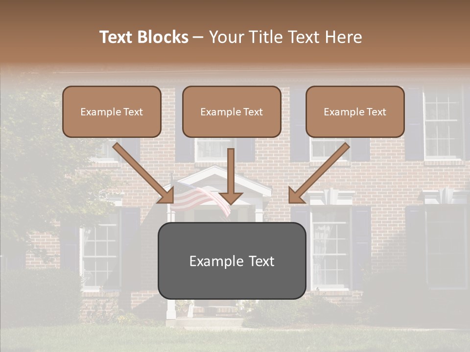 Porch Suburb Entrance PowerPoint Template