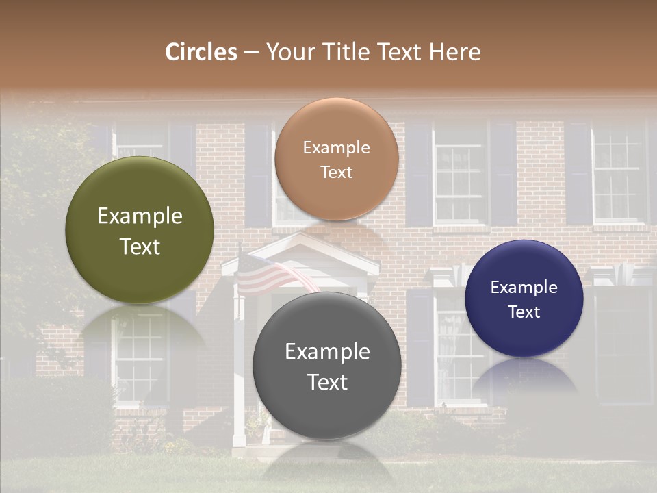 Porch Suburb Entrance PowerPoint Template