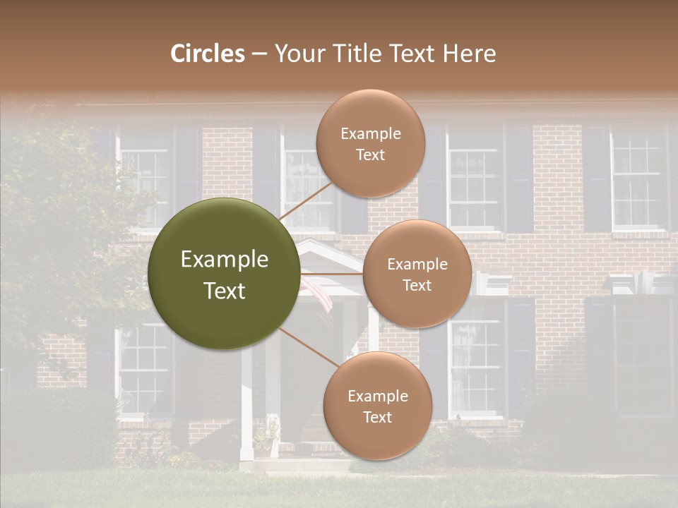 Porch Suburb Entrance PowerPoint Template