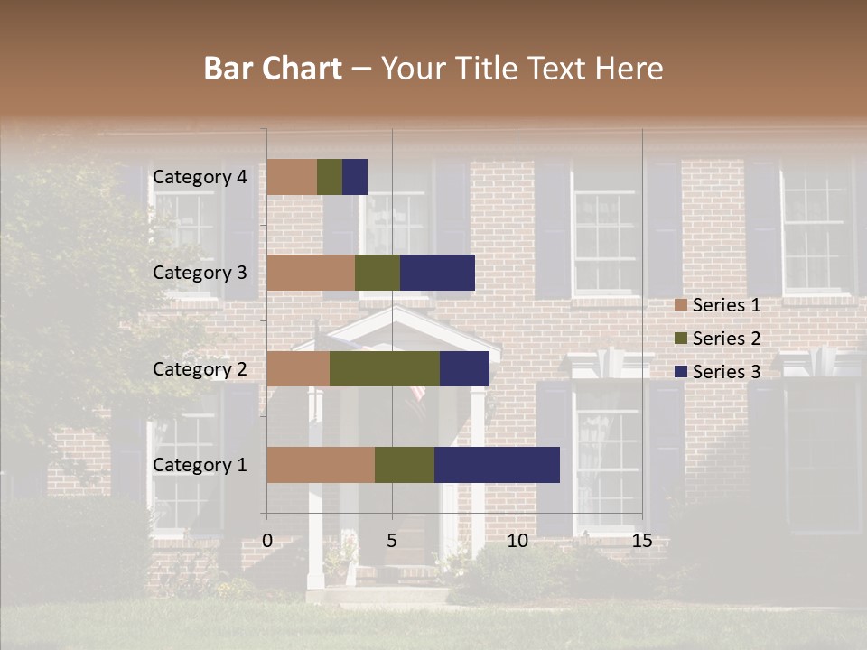 Porch Suburb Entrance PowerPoint Template