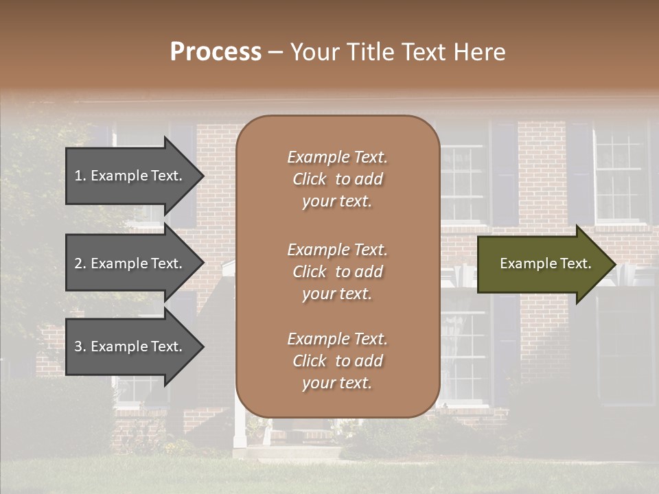 Porch Suburb Entrance PowerPoint Template