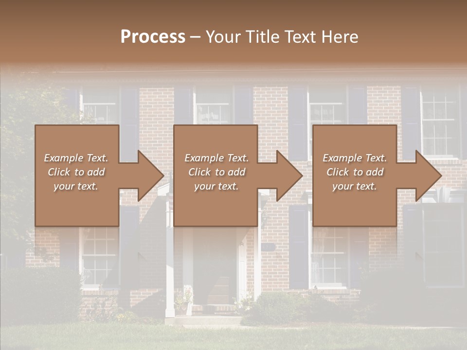 Porch Suburb Entrance PowerPoint Template