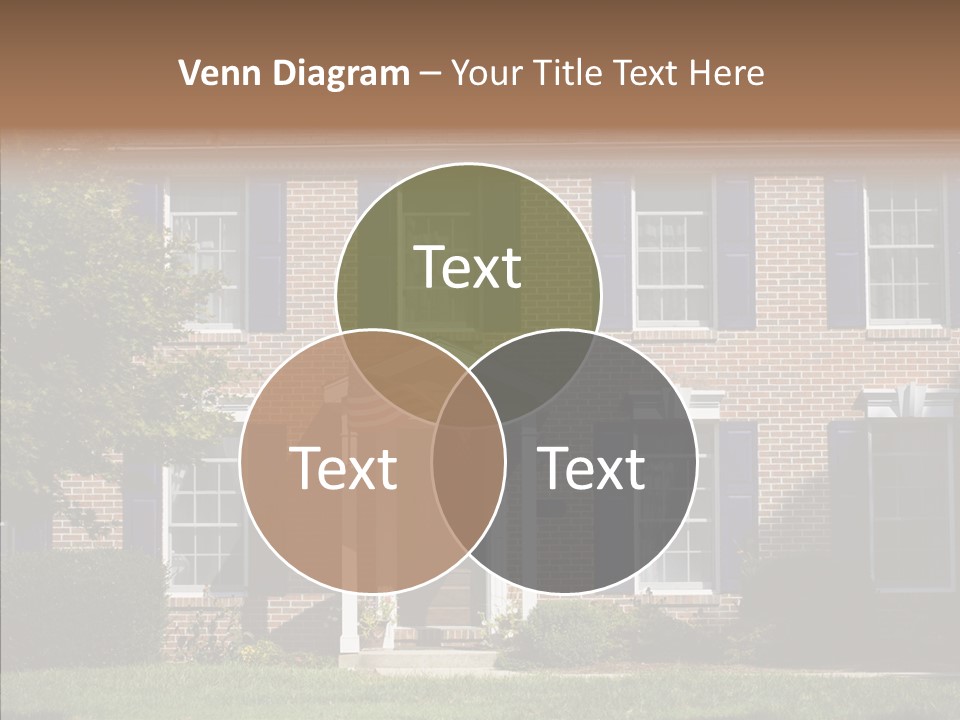 Porch Suburb Entrance PowerPoint Template