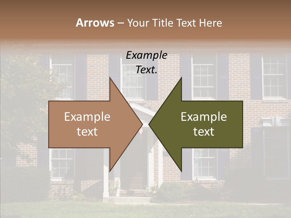 Porch Suburb Entrance PowerPoint Template