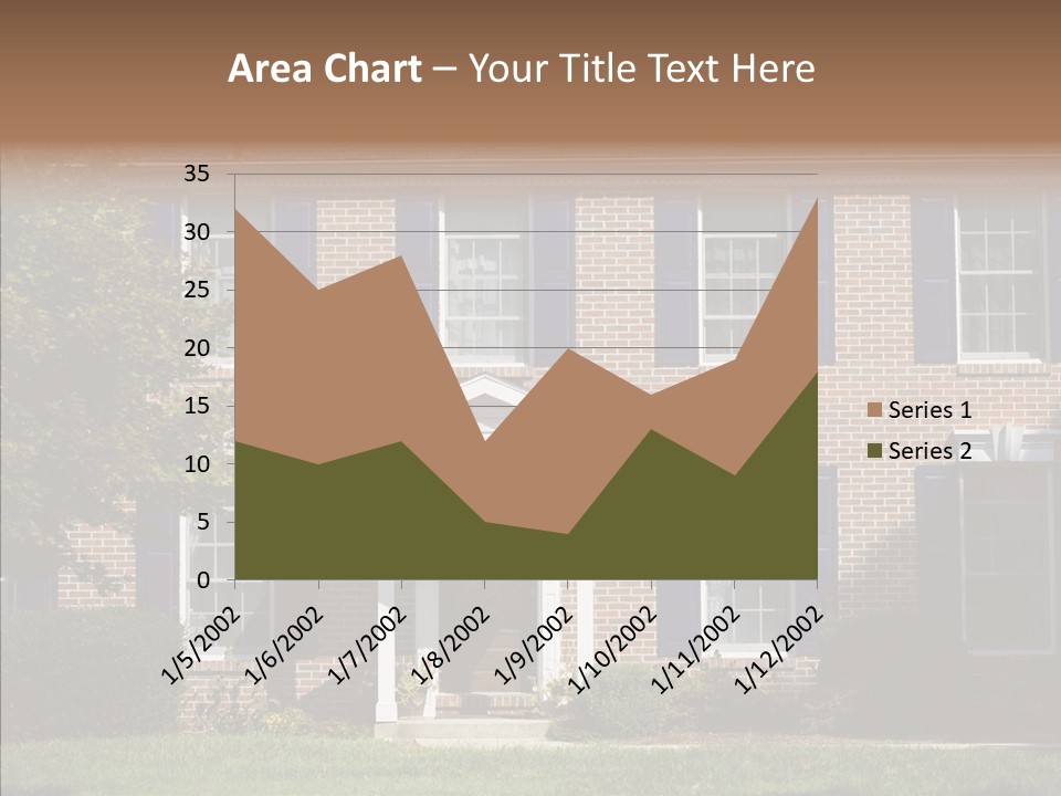 Porch Suburb Entrance PowerPoint Template