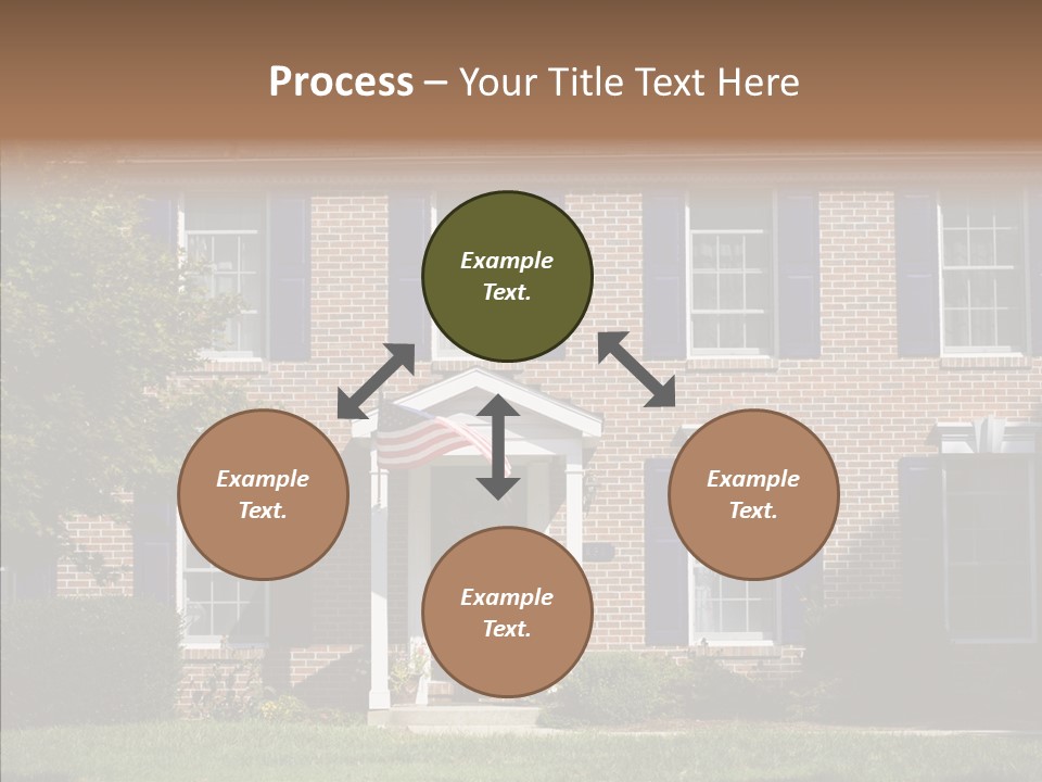 Porch Suburb Entrance PowerPoint Template