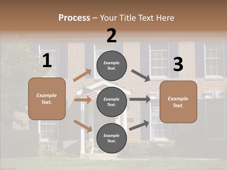 Porch Suburb Entrance PowerPoint Template