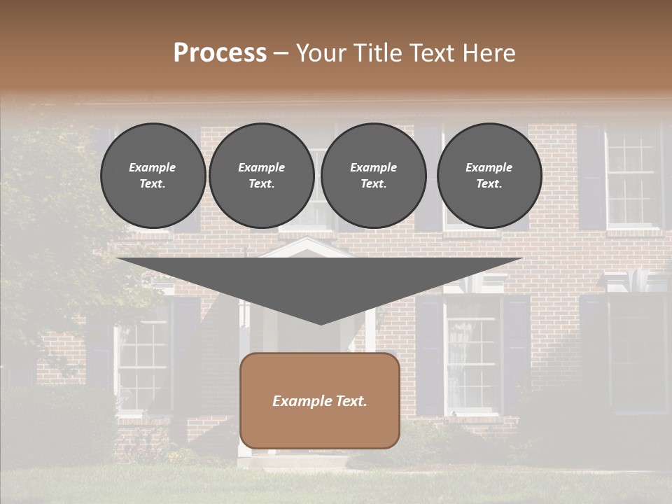 Porch Suburb Entrance PowerPoint Template