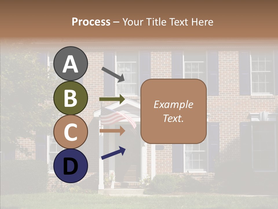Porch Suburb Entrance PowerPoint Template