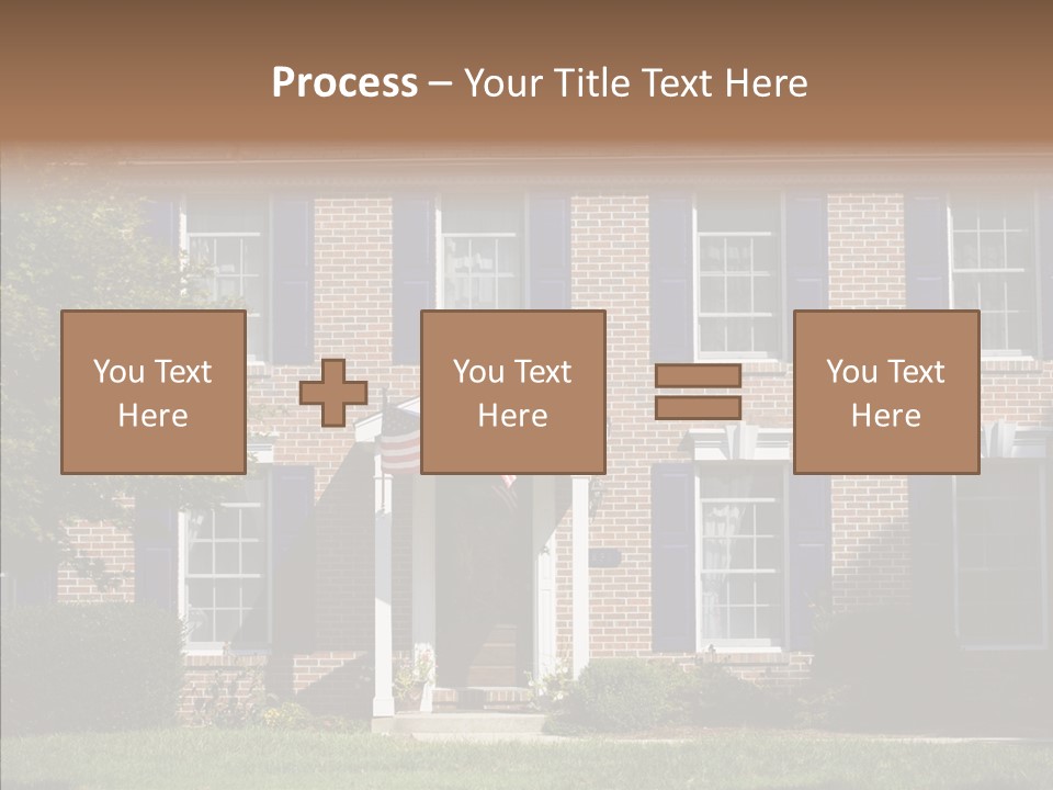 Porch Suburb Entrance PowerPoint Template
