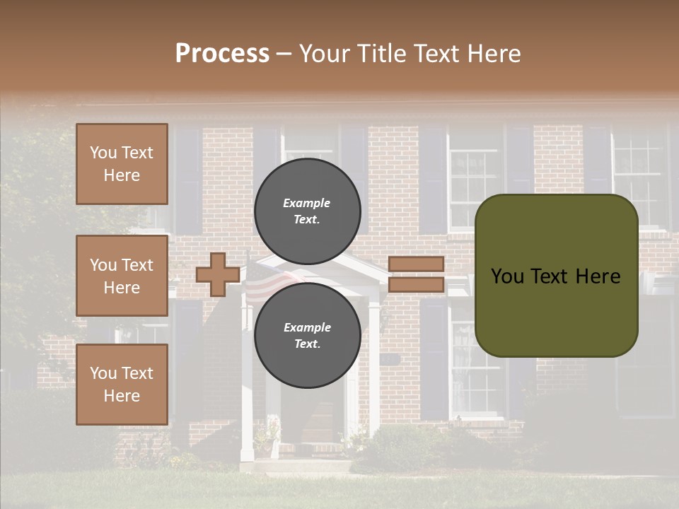 Porch Suburb Entrance PowerPoint Template