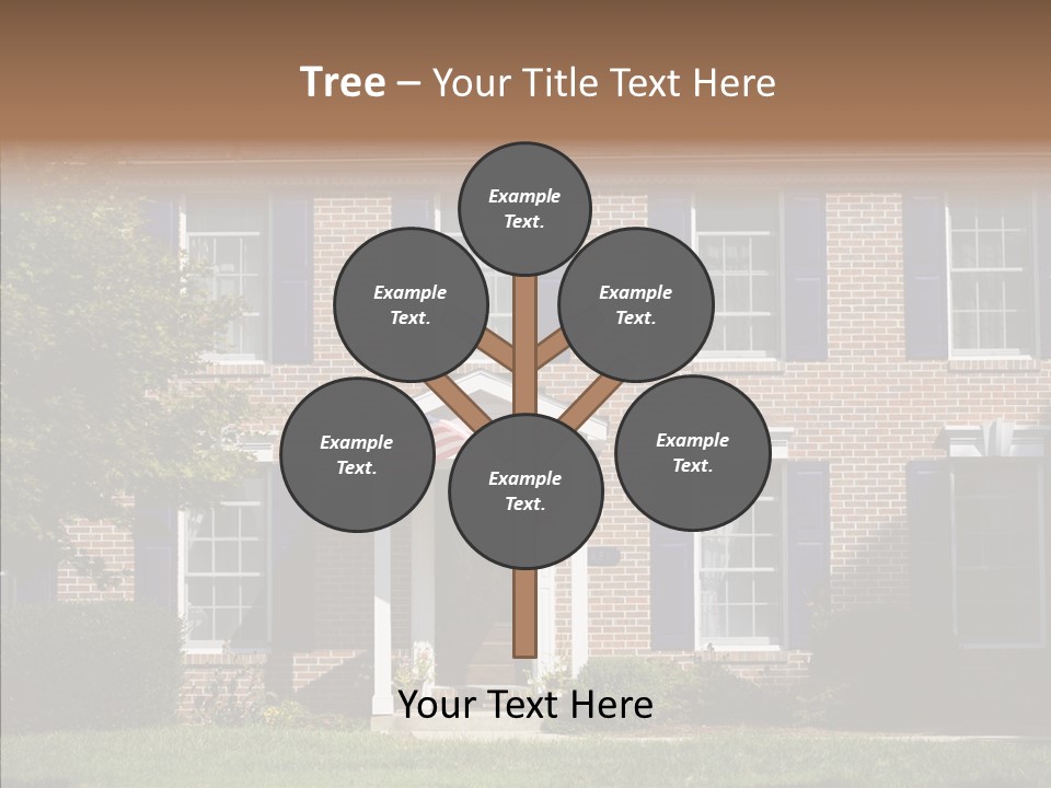 Porch Suburb Entrance PowerPoint Template