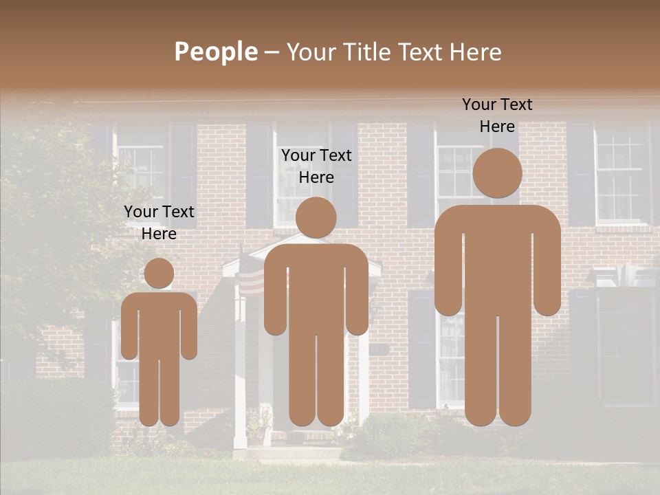 Porch Suburb Entrance PowerPoint Template