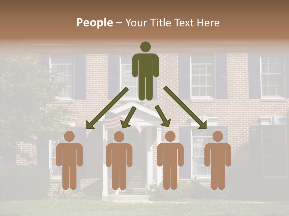 Porch Suburb Entrance PowerPoint Template