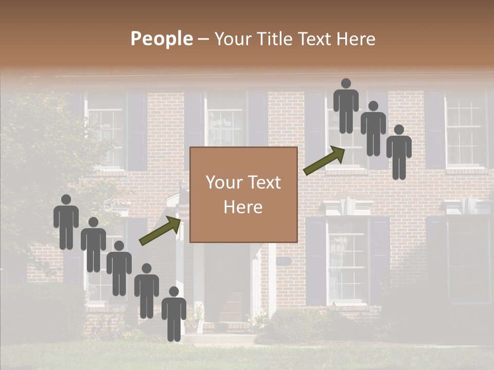 Porch Suburb Entrance PowerPoint Template