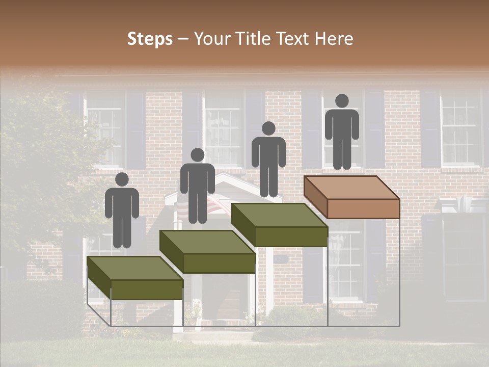 Porch Suburb Entrance PowerPoint Template