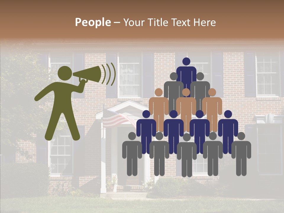 Porch Suburb Entrance PowerPoint Template