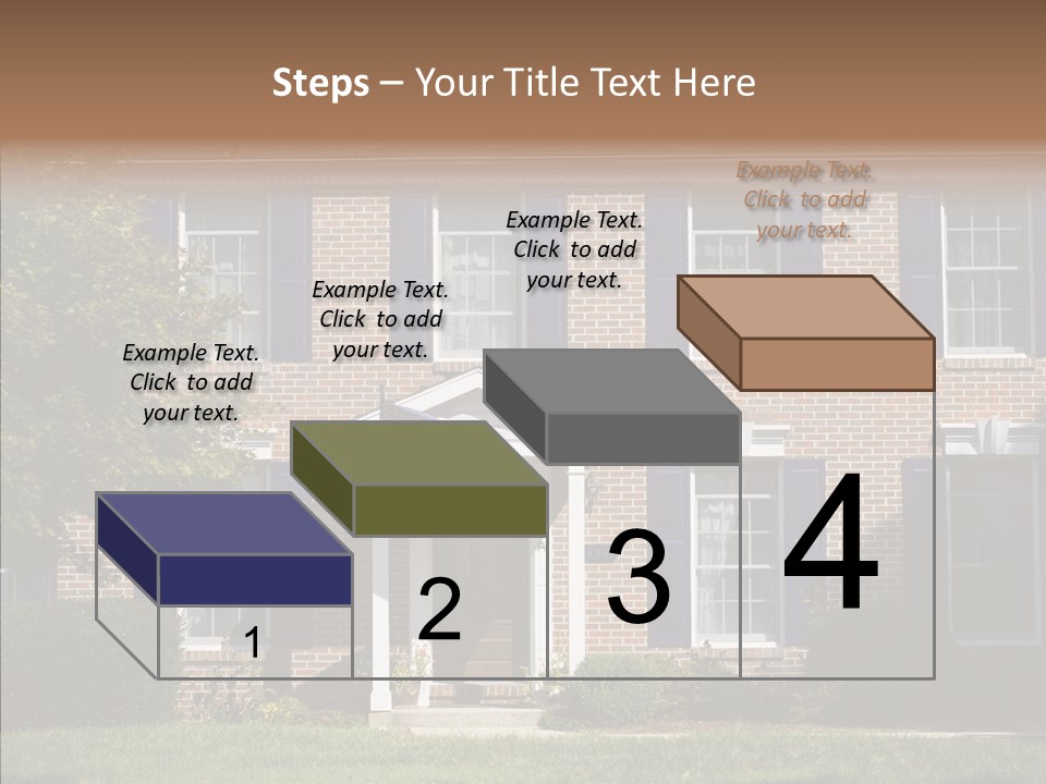 Porch Suburb Entrance PowerPoint Template