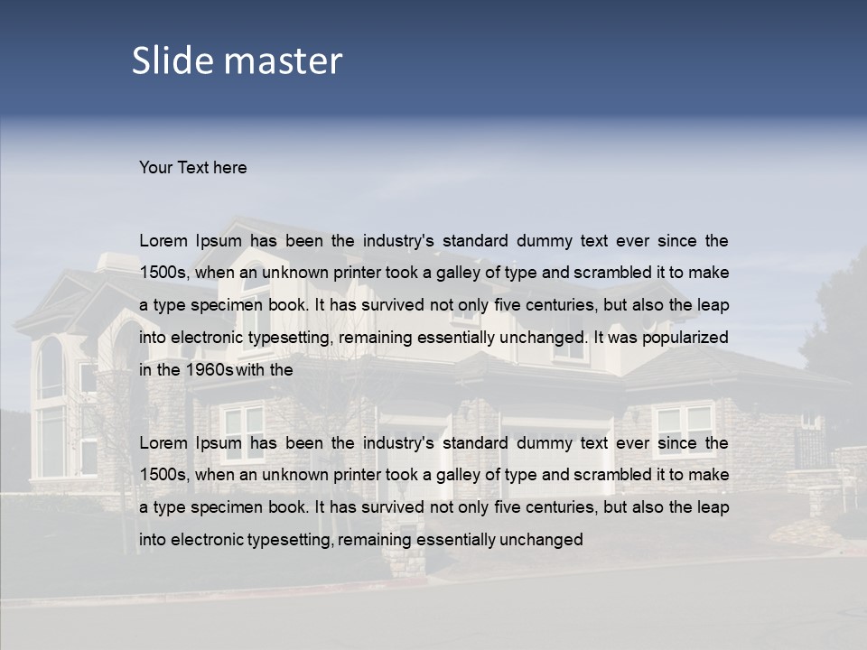 Garden Realty Box PowerPoint Template