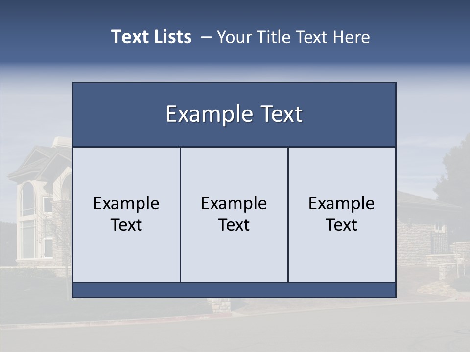 Garden Realty Box PowerPoint Template