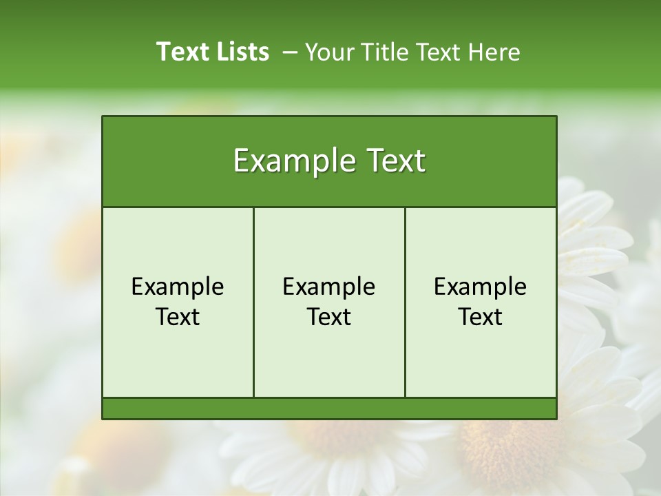 Wild Camomile Meadow PowerPoint Template