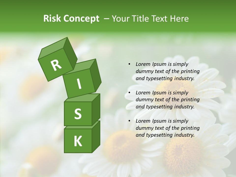 Wild Camomile Meadow PowerPoint Template