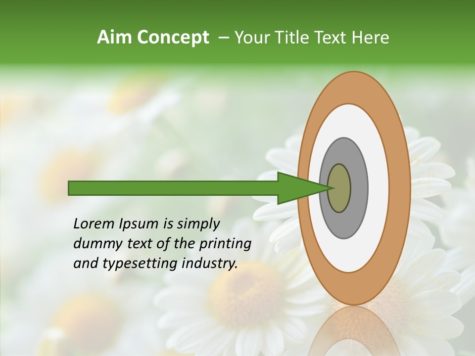 Wild Camomile Meadow PowerPoint Template