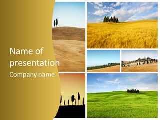 Cypress Tuscany Summer PowerPoint Template