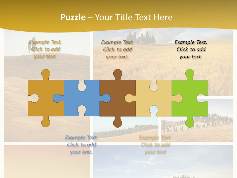 Cypress Tuscany Summer PowerPoint Template