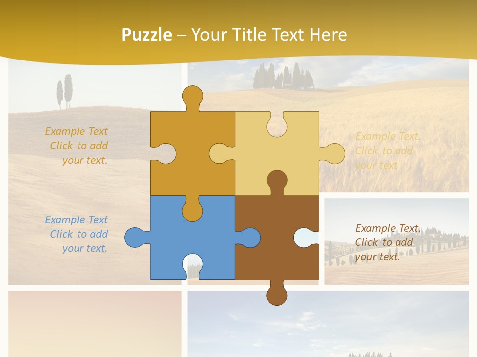 Cypress Tuscany Summer PowerPoint Template