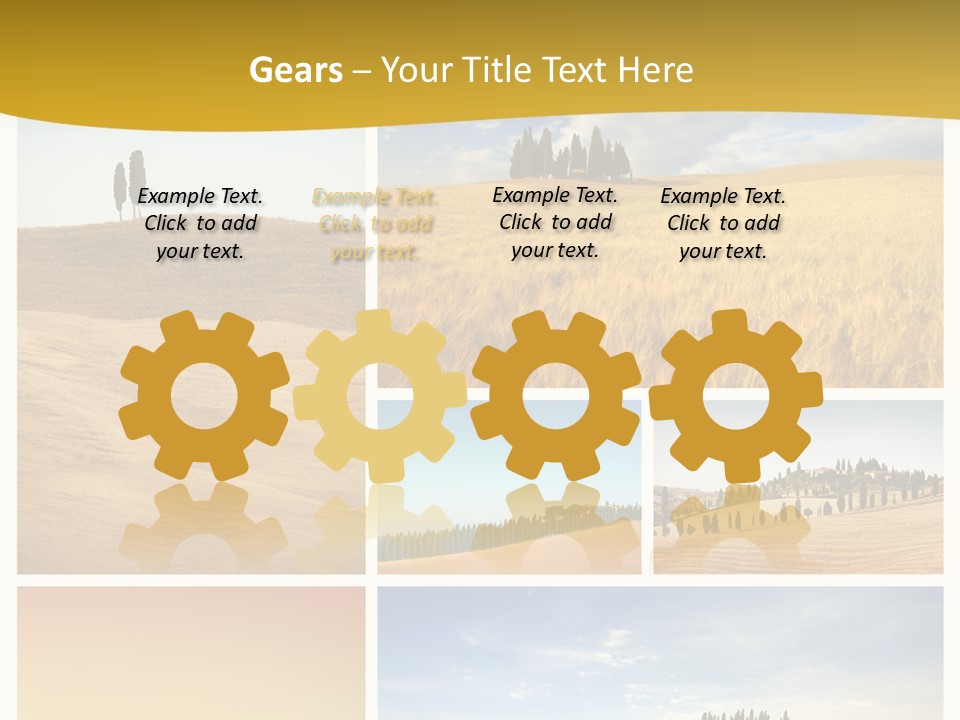 Cypress Tuscany Summer PowerPoint Template