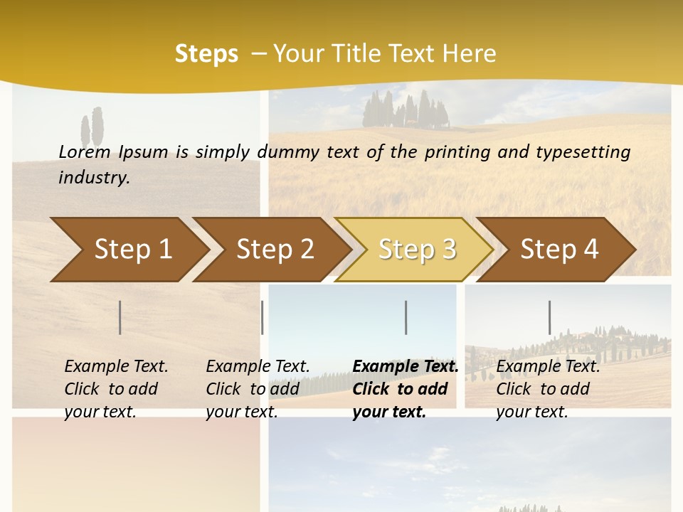 Cypress Tuscany Summer PowerPoint Template