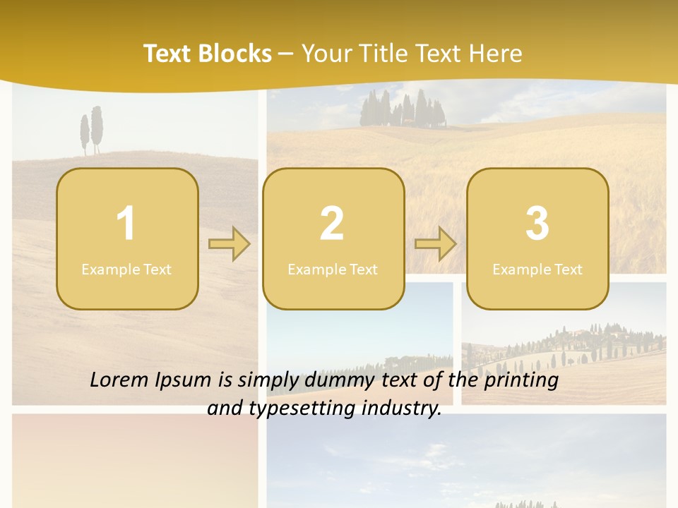 Cypress Tuscany Summer PowerPoint Template