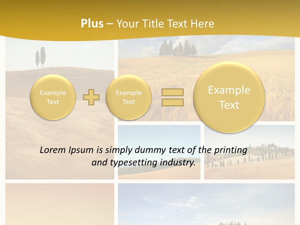 Cypress Tuscany Summer PowerPoint Template