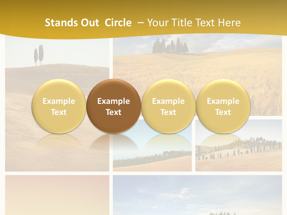 Cypress Tuscany Summer PowerPoint Template