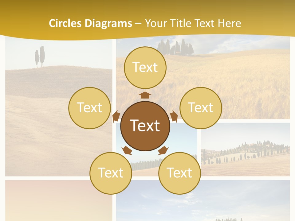 Cypress Tuscany Summer PowerPoint Template