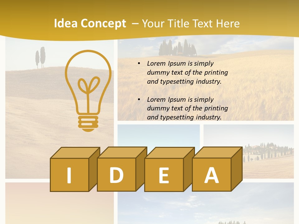 Cypress Tuscany Summer PowerPoint Template