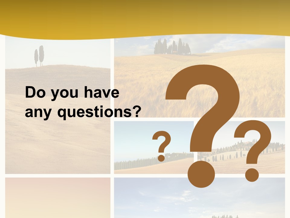 Cypress Tuscany Summer PowerPoint Template