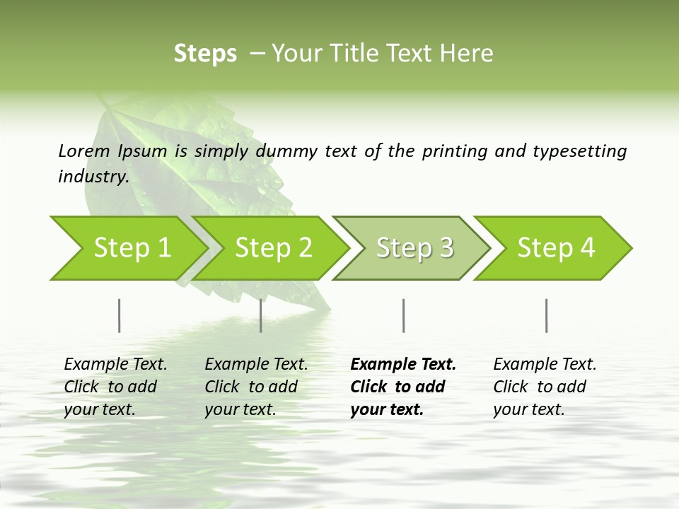 Season Green Freshness PowerPoint Template