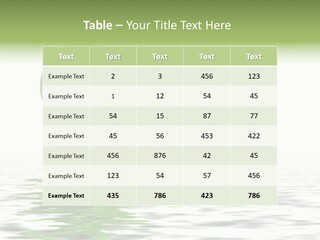 Season Green Freshness PowerPoint Template