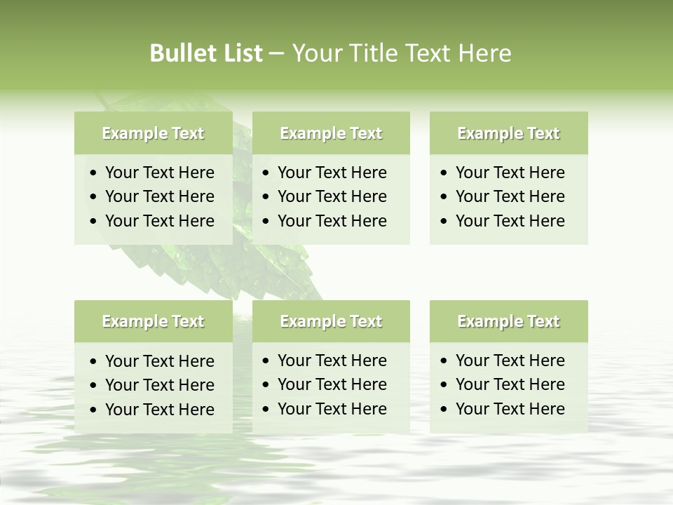 Season Green Freshness PowerPoint Template