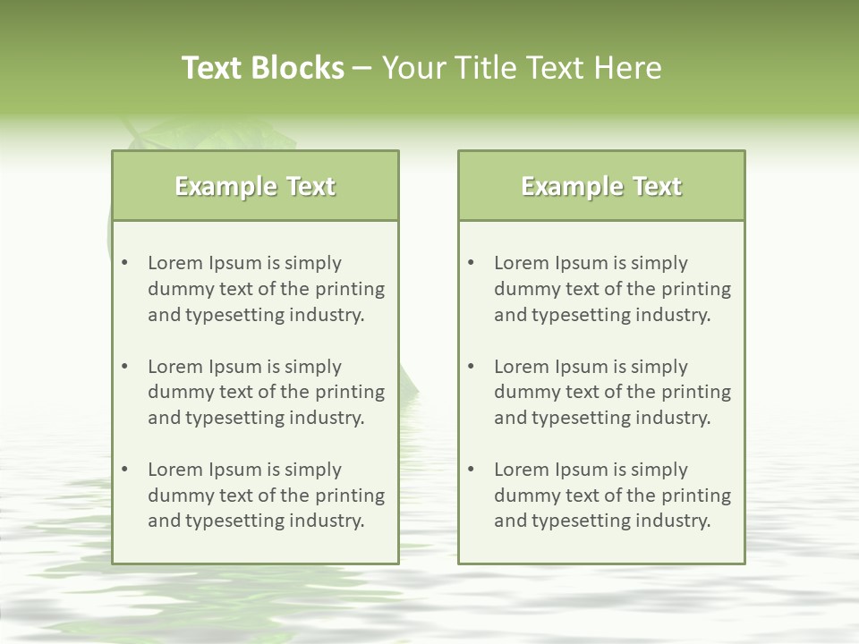 Season Green Freshness PowerPoint Template