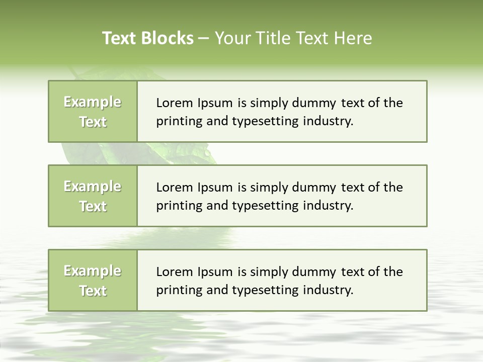 Season Green Freshness PowerPoint Template
