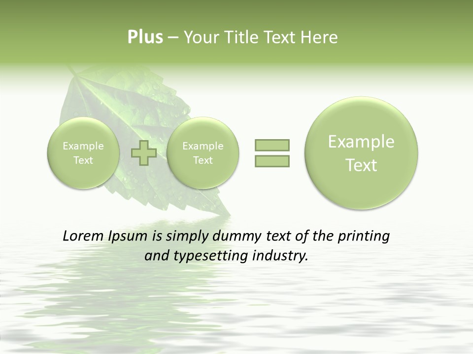Season Green Freshness PowerPoint Template