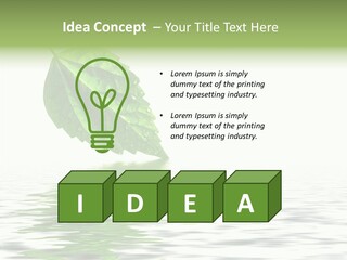 Season Green Freshness PowerPoint Template