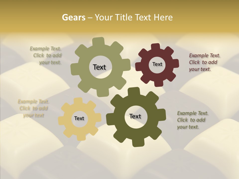 Texture Meal Temptation PowerPoint Template